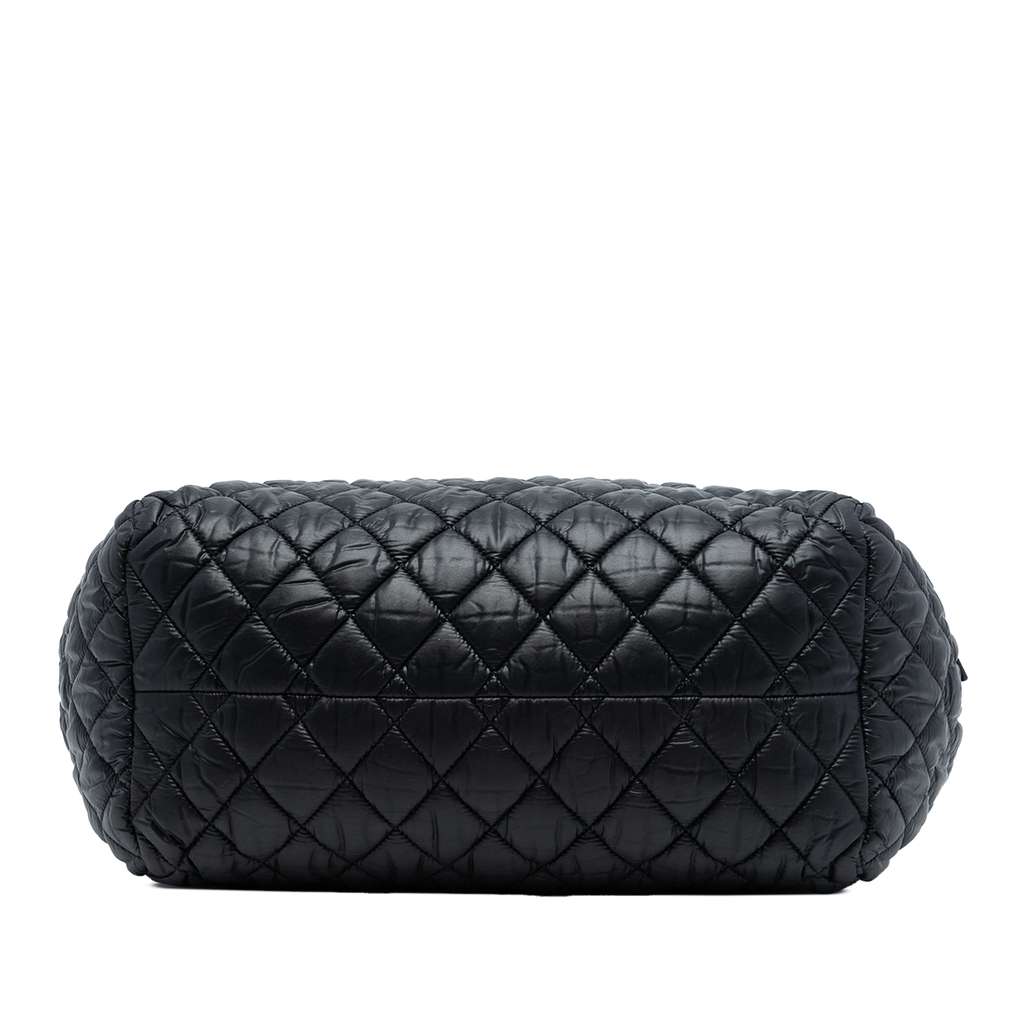 Chanel Quilted Nylon Coco Cocoon Bowler Bag - 3