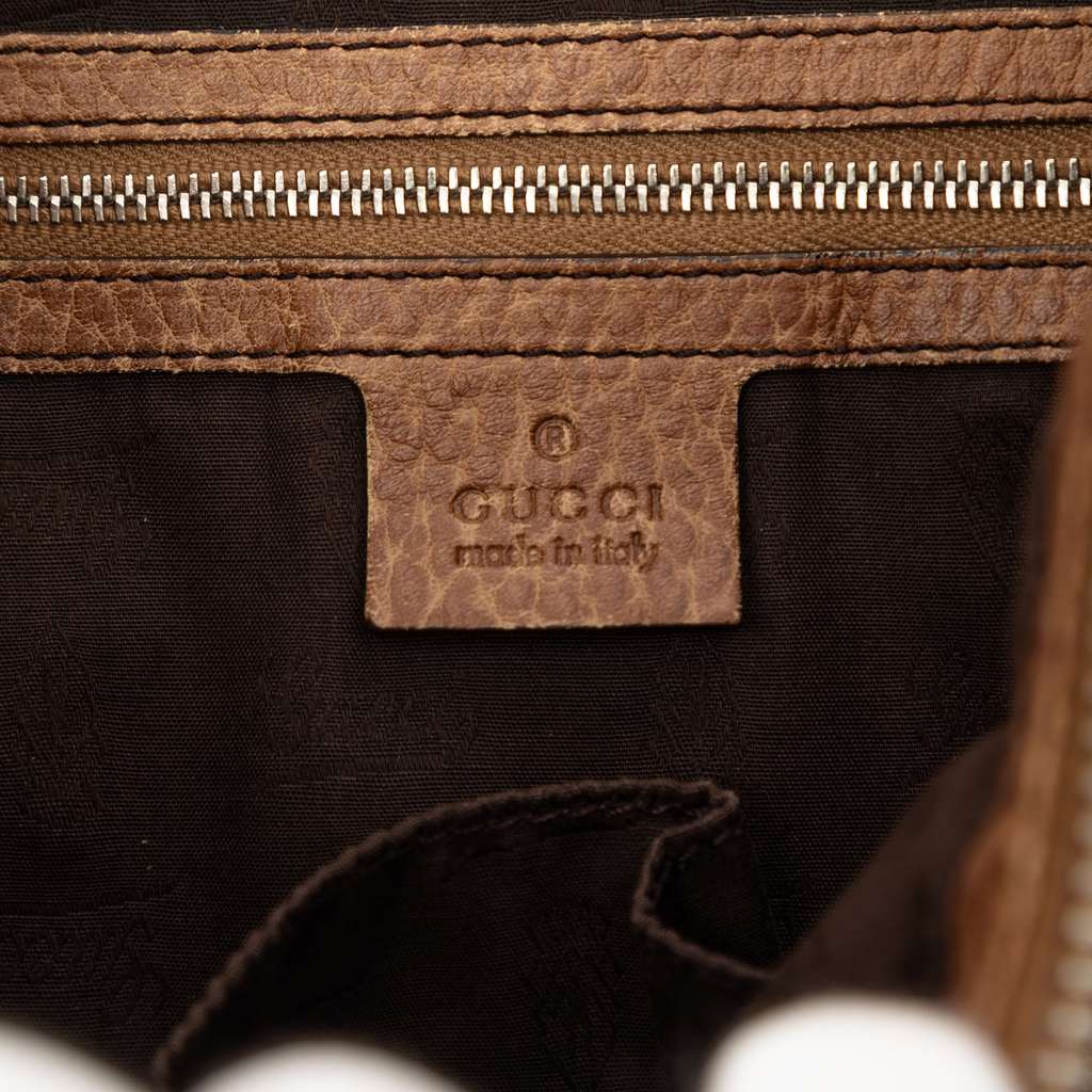 Gucci Leather Bamboo Shoulder Bag - 5