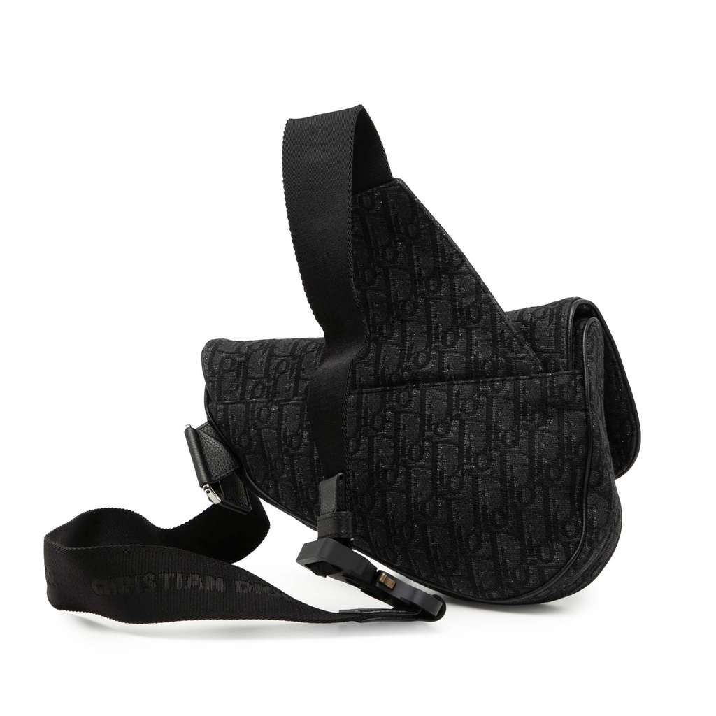 Dior Oblique Canvas Saddle Crossbody - 2