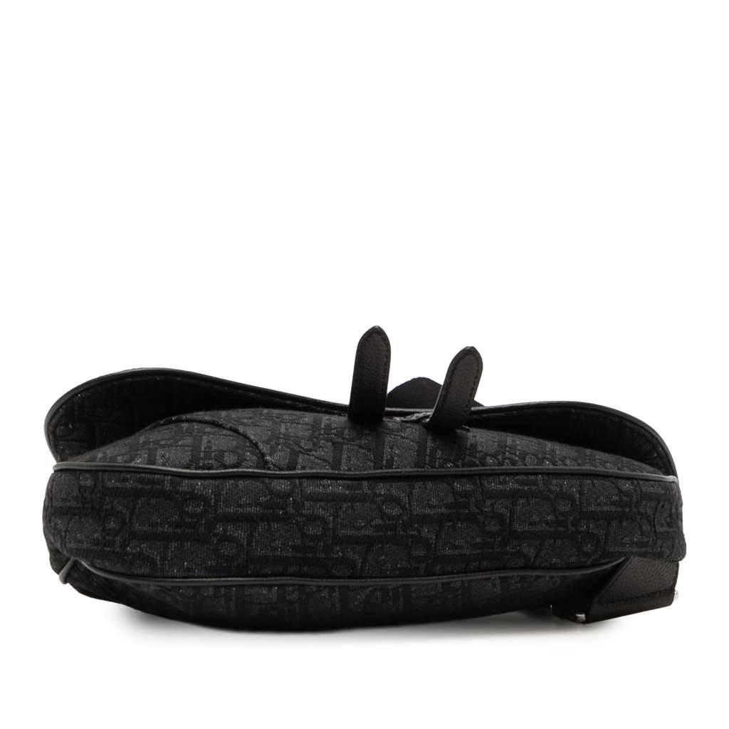 Dior Oblique Canvas Saddle Crossbody - 3