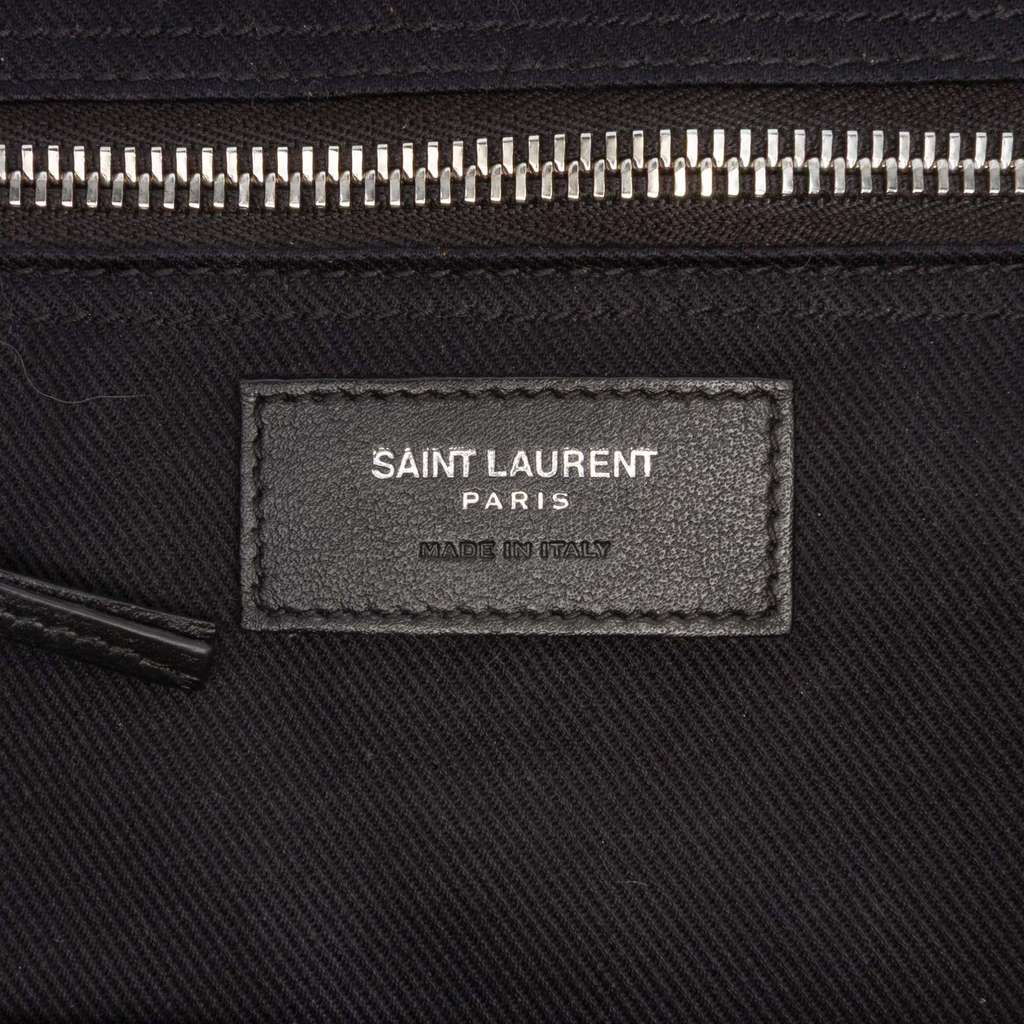 Saint Laurent Large Smooth Calfskin Rive Gauche Tote - 5