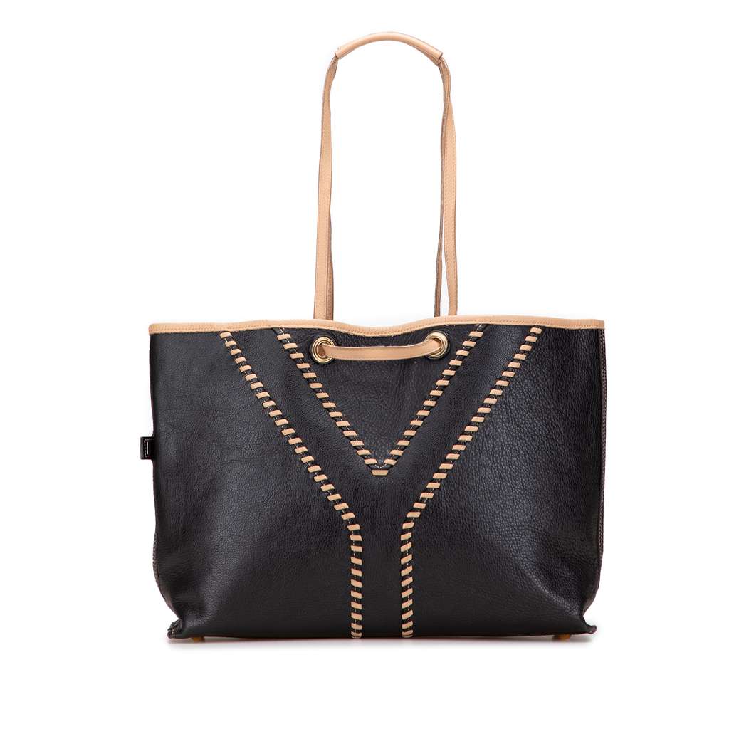 Saint Laurent Leather Reversible Neo Double Tote