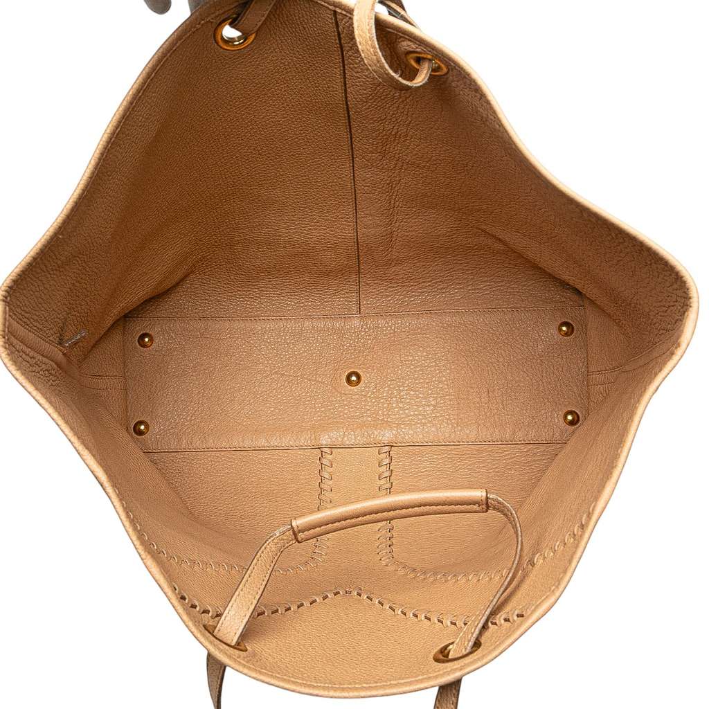 Saint Laurent Leather Reversible Neo Double Tote - 4