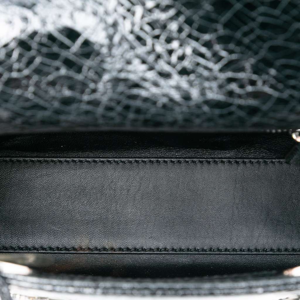 Dior Mini Deerskin Ceramic Effect Jeweled Swan Lady Dior - 4