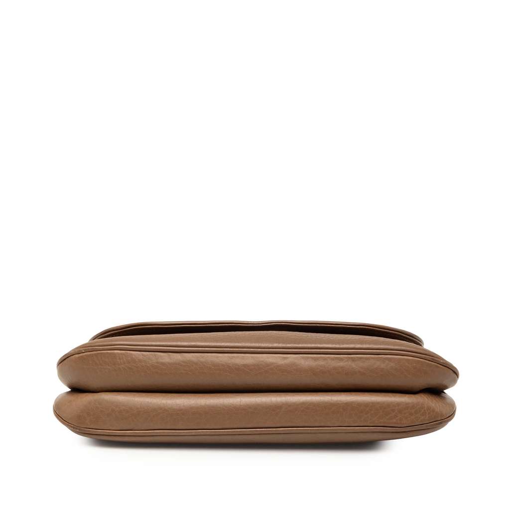 Gucci Medium Leather 1973 Chain Shoulder Bag - 3