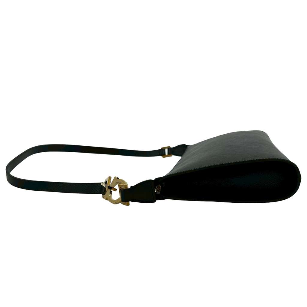 Salvatore Ferragamo Leather Gancini Shoulder Bag - 4