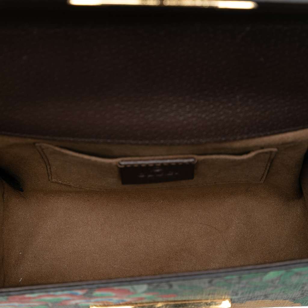Gucci Small GG Supreme Tian Padlock Crossbody - 4