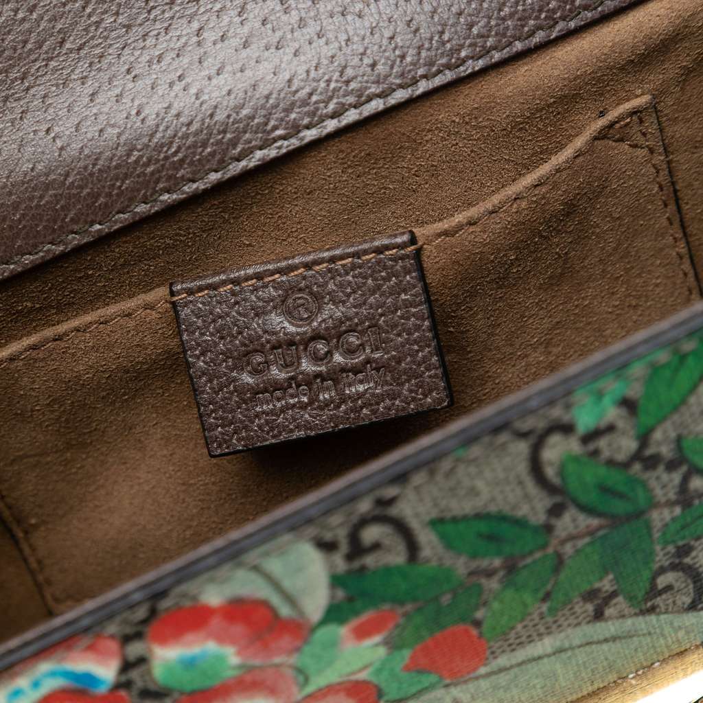 Gucci Small GG Supreme Tian Padlock Crossbody - 5