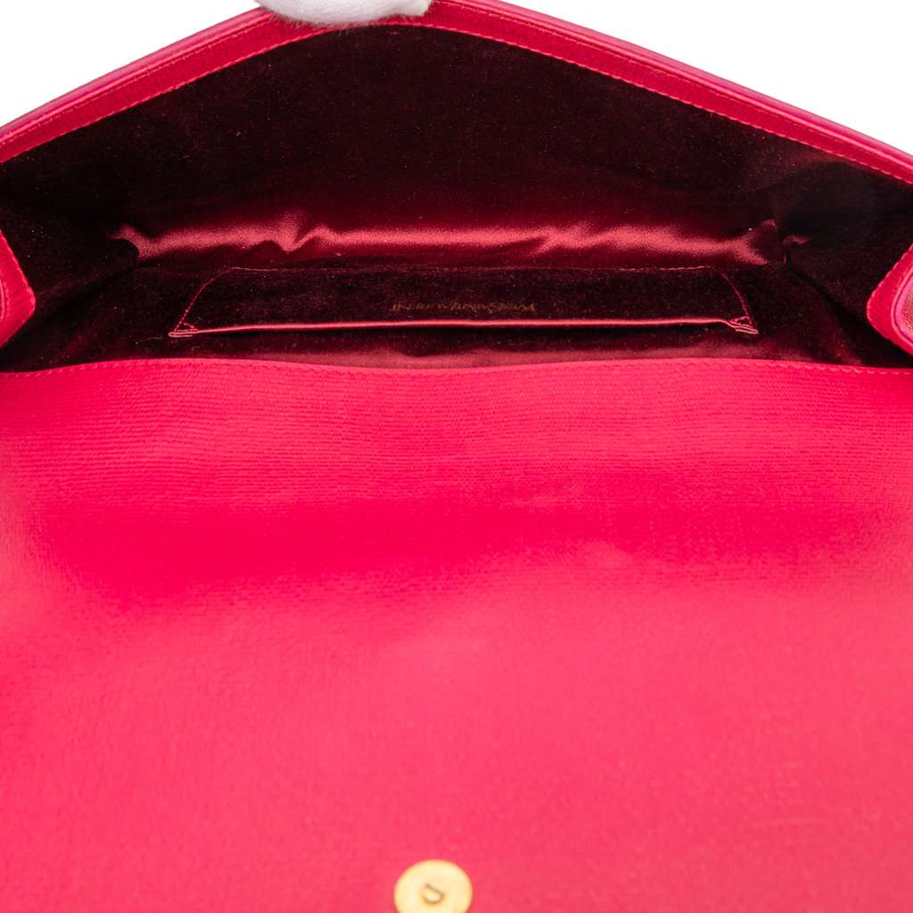 Saint Laurent Leather Chyc Ligne Clutch - 4