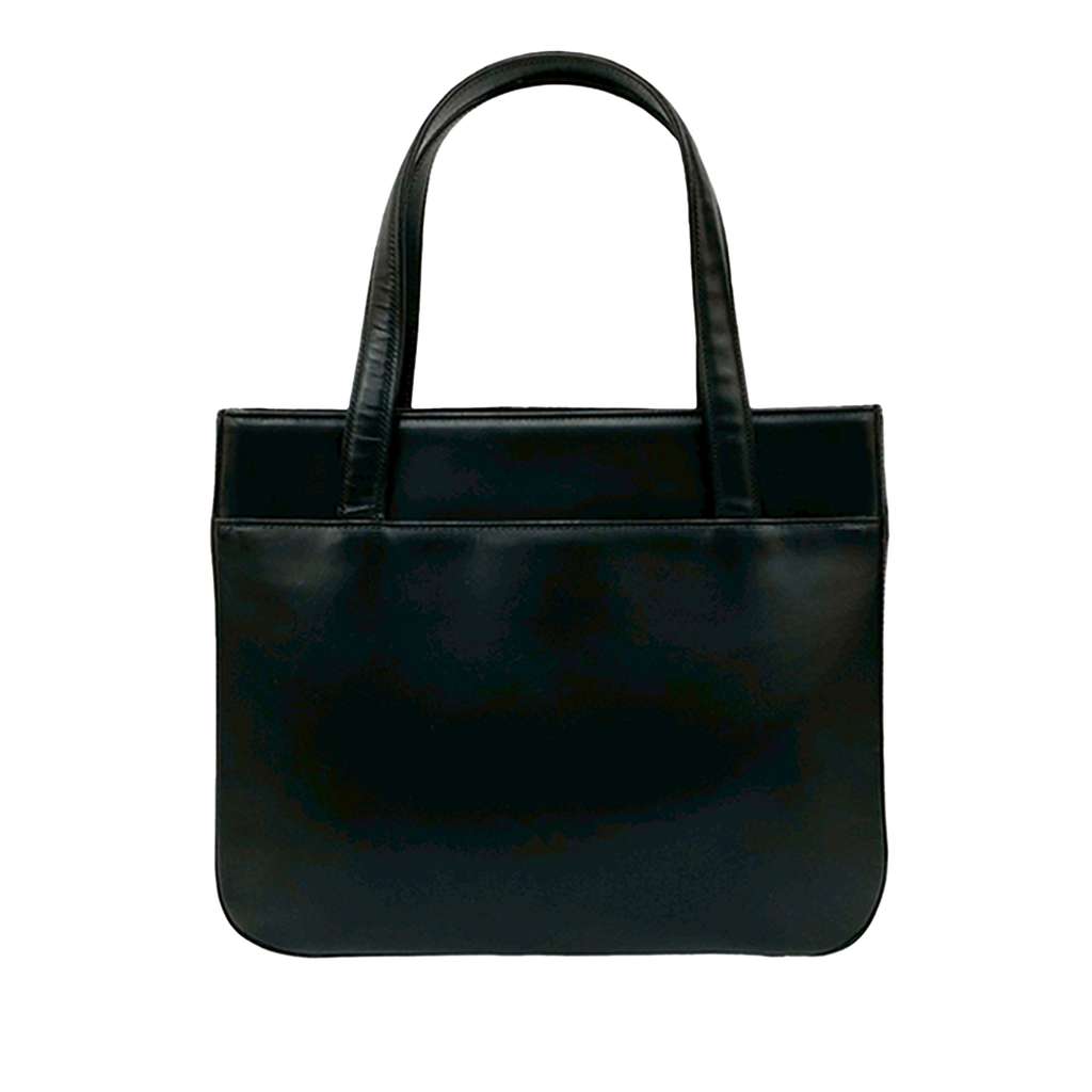 Burberry House Check Trimmed Leather Handbag - 2