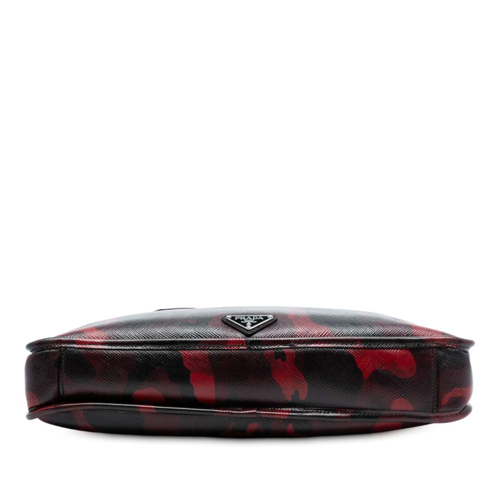 Prada Saffiano Camouflage Print Briefcase - 3