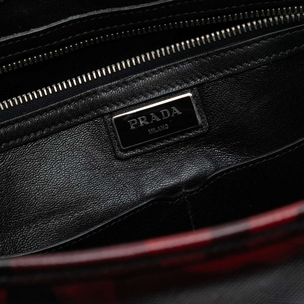 Prada Saffiano Camouflage Print Briefcase - 4