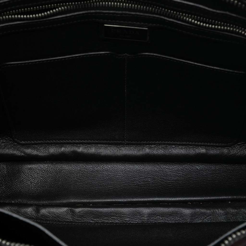 Prada Saffiano Camouflage Print Briefcase - 5