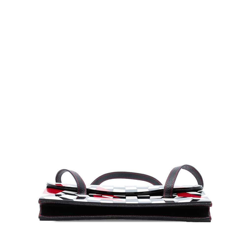 Fendi Pigskin Plexiglass Geometric Shoulder Bag - 3