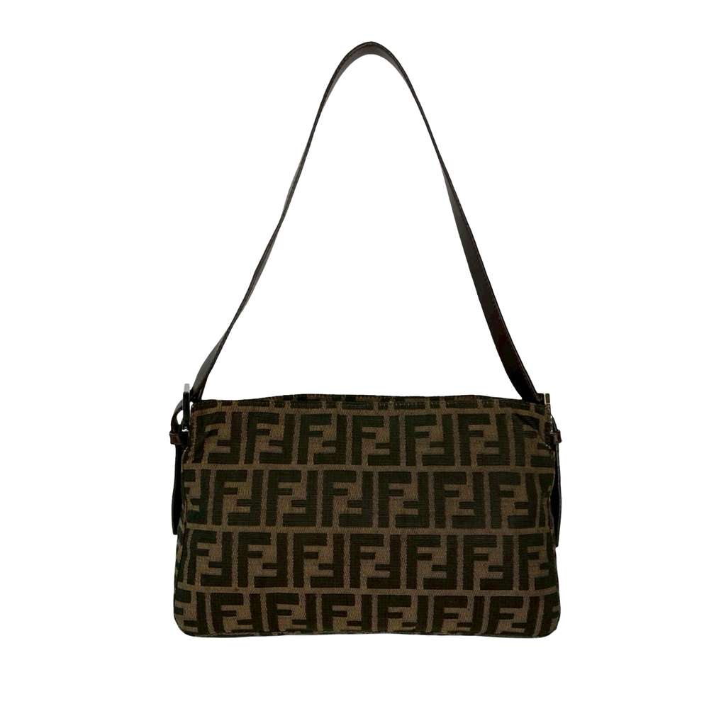 Fendi Zucca Canvas Shoulder Bag - 2