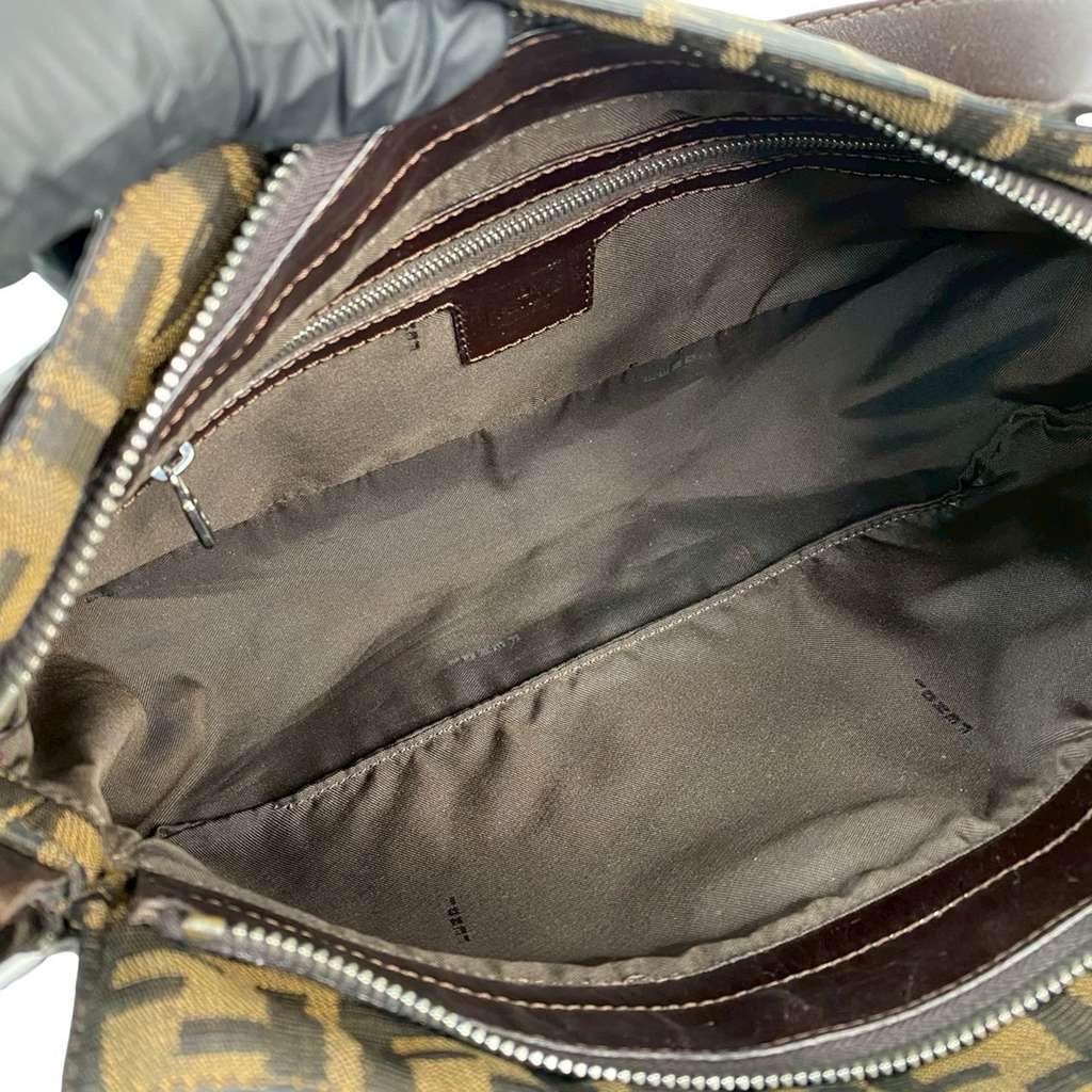 Fendi Zucca Canvas Shoulder Bag - 3