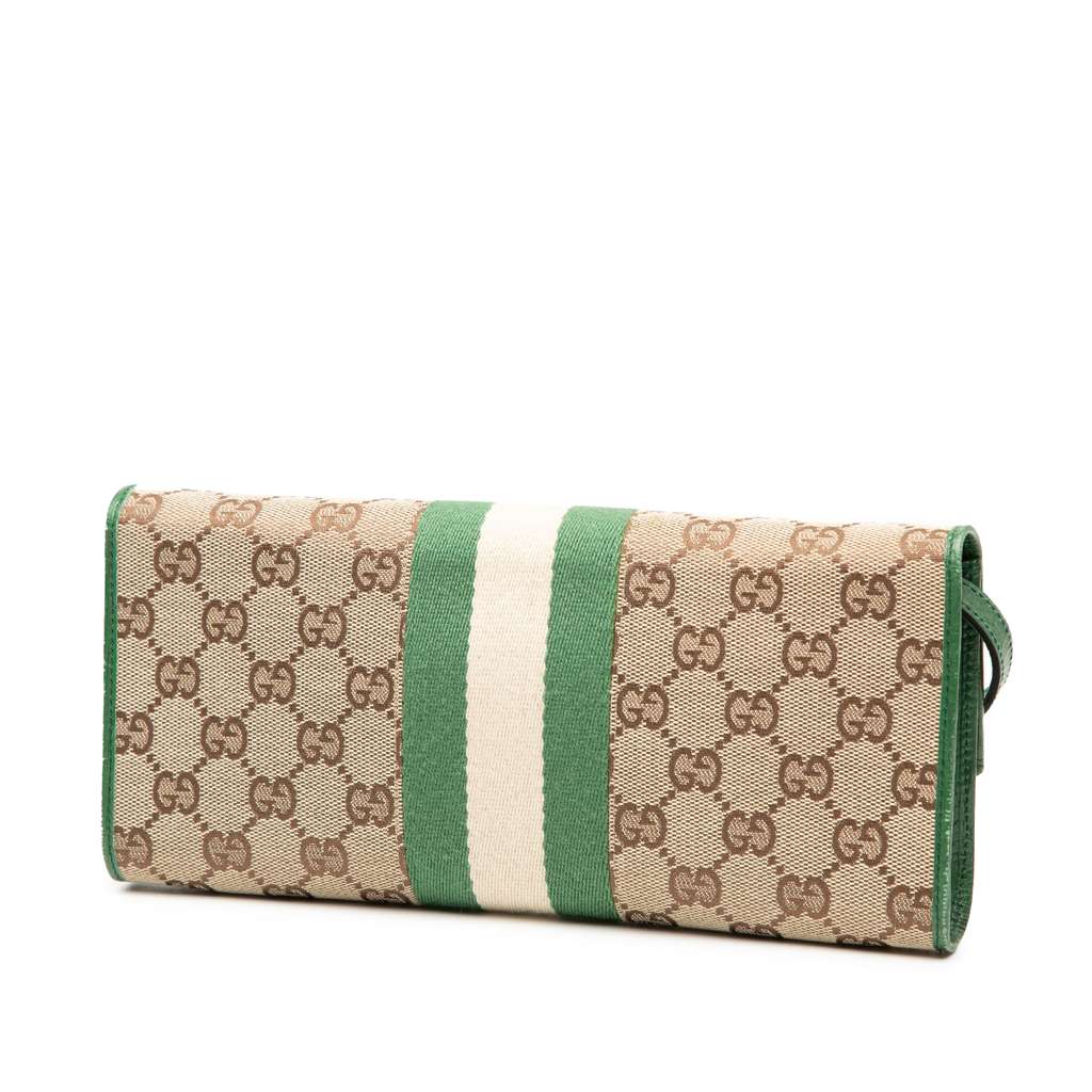 Gucci GG Canvas Web Bamboo Bar Crossbody - 2