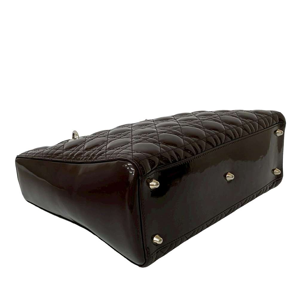 Dior Large Patent Cannage Lady Dior - 3