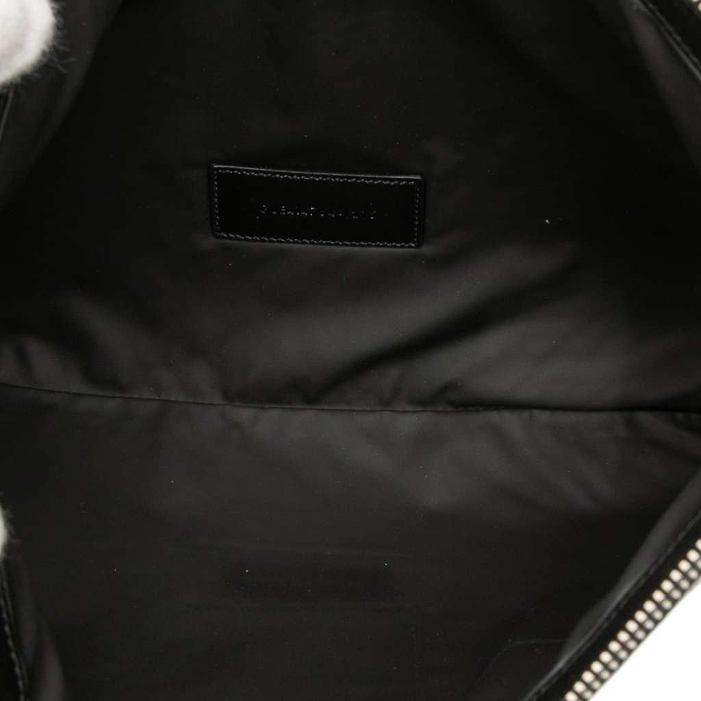 Saint Laurent Canvas Beach Zip Clutch - 4