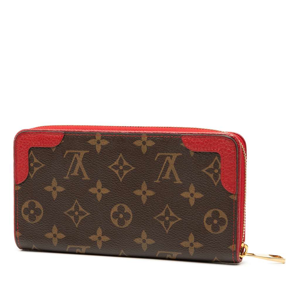 Louis Vuitton Monogram Retiro Zippy Wallet - 2