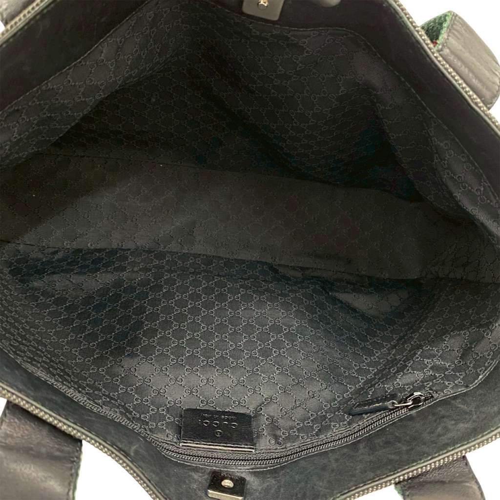 Gucci Denim Web Tote - 4