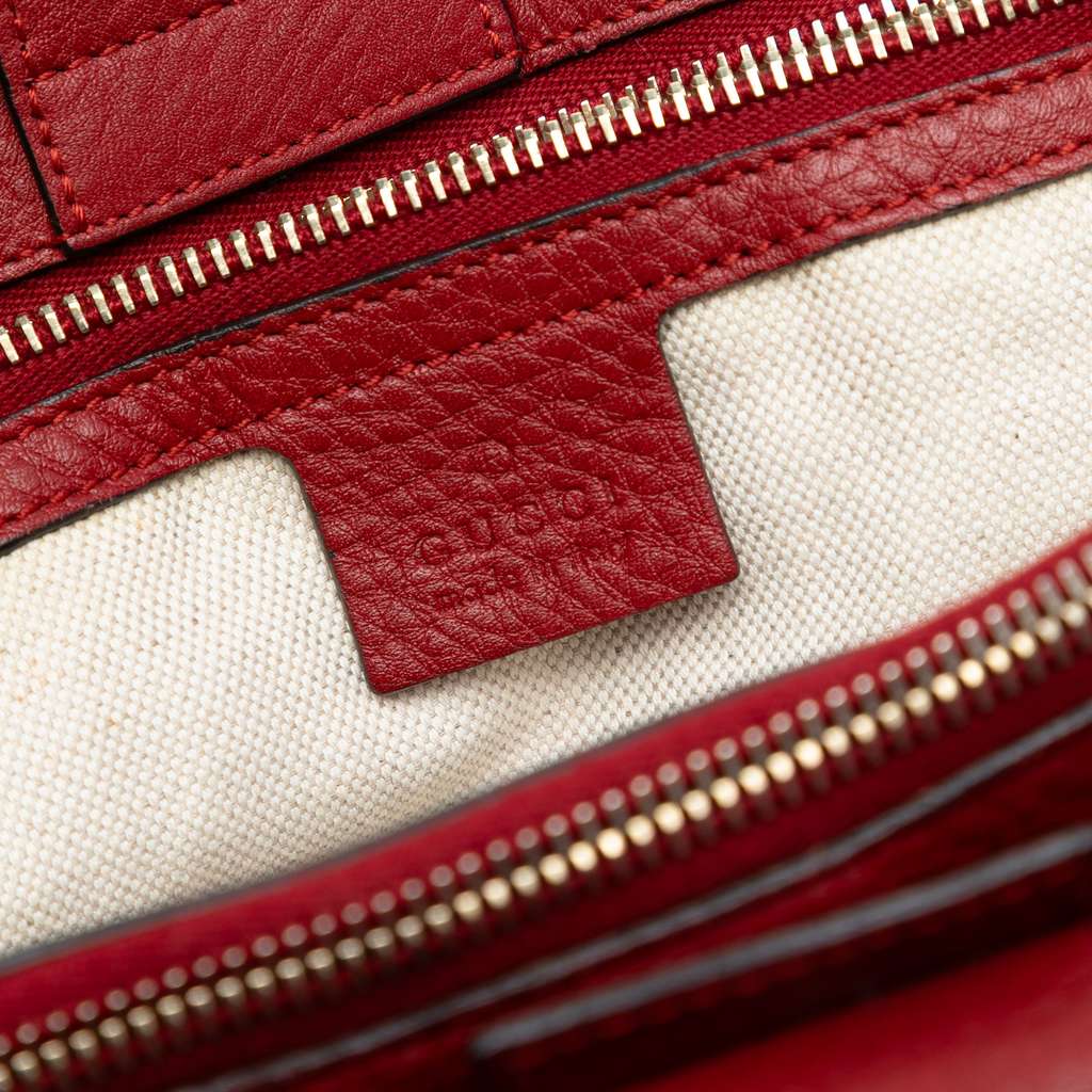 Gucci Medium Calfskin Bamboo Shopper Satchel - 5