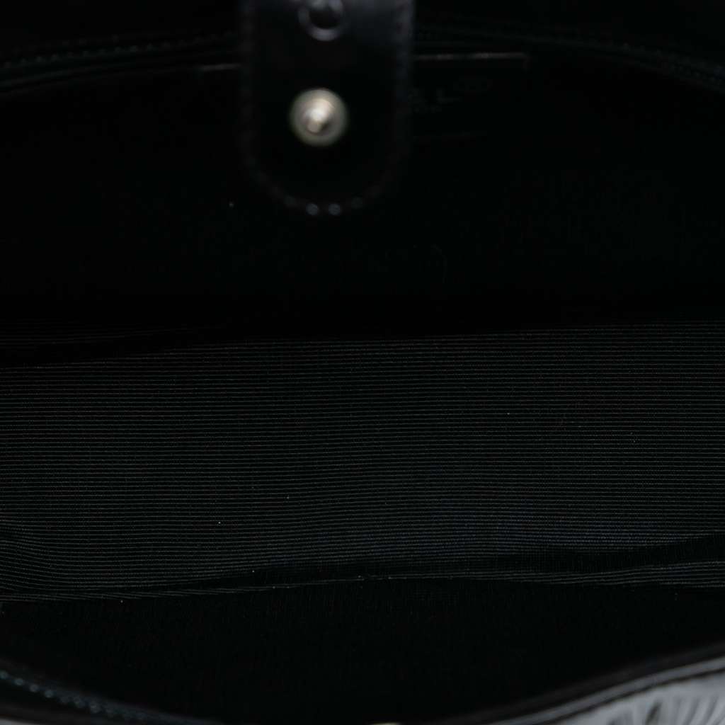 Chanel Chocolate Bar Printed Canvas Fringe Handbag - 4