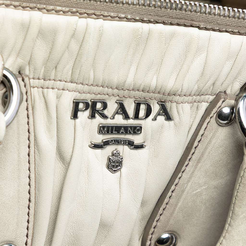 Prada Nappa Gaufre Ombre Satchel - 5