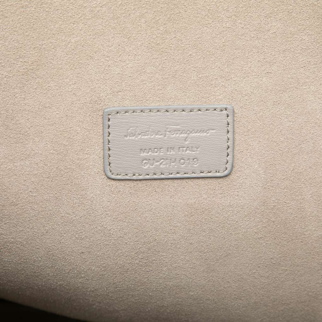 Salvatore Ferragamo Leather Gancio Tote - 5