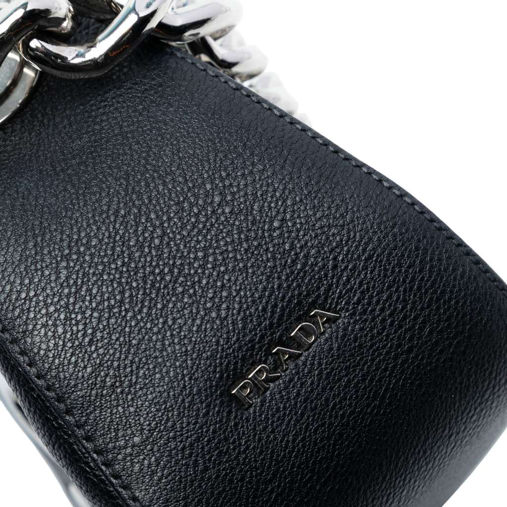 Prada Vitello Daino Grommet Handbag - 5