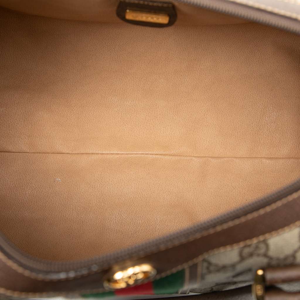 Gucci GG Supreme Web Boston Bag - 4