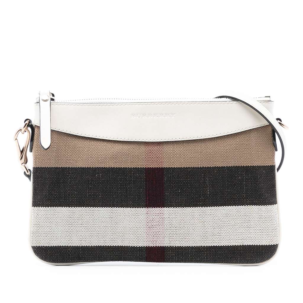 Burberry Mega Check Canvas Peyton Crossbody