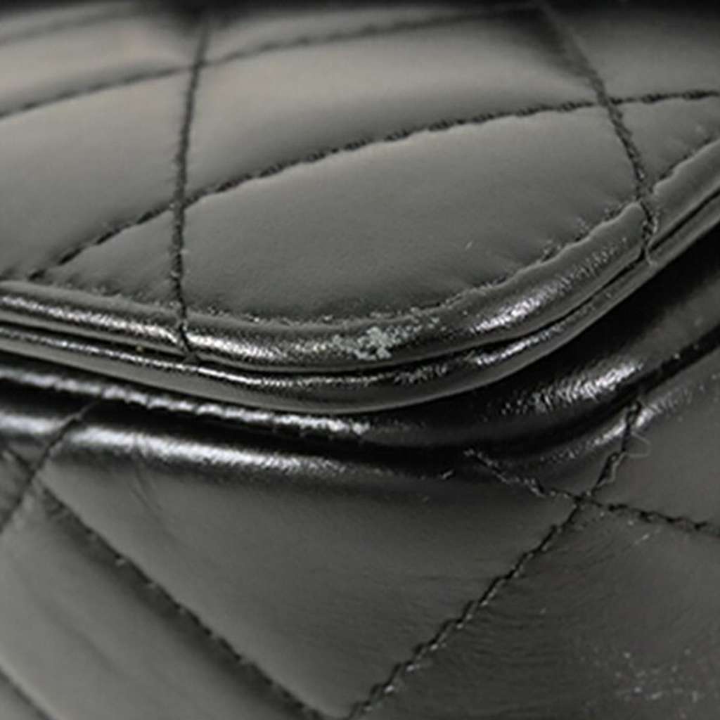 Chanel Small Quilted Shiny Calfskin Metal Chain Top Handle Bag - 5