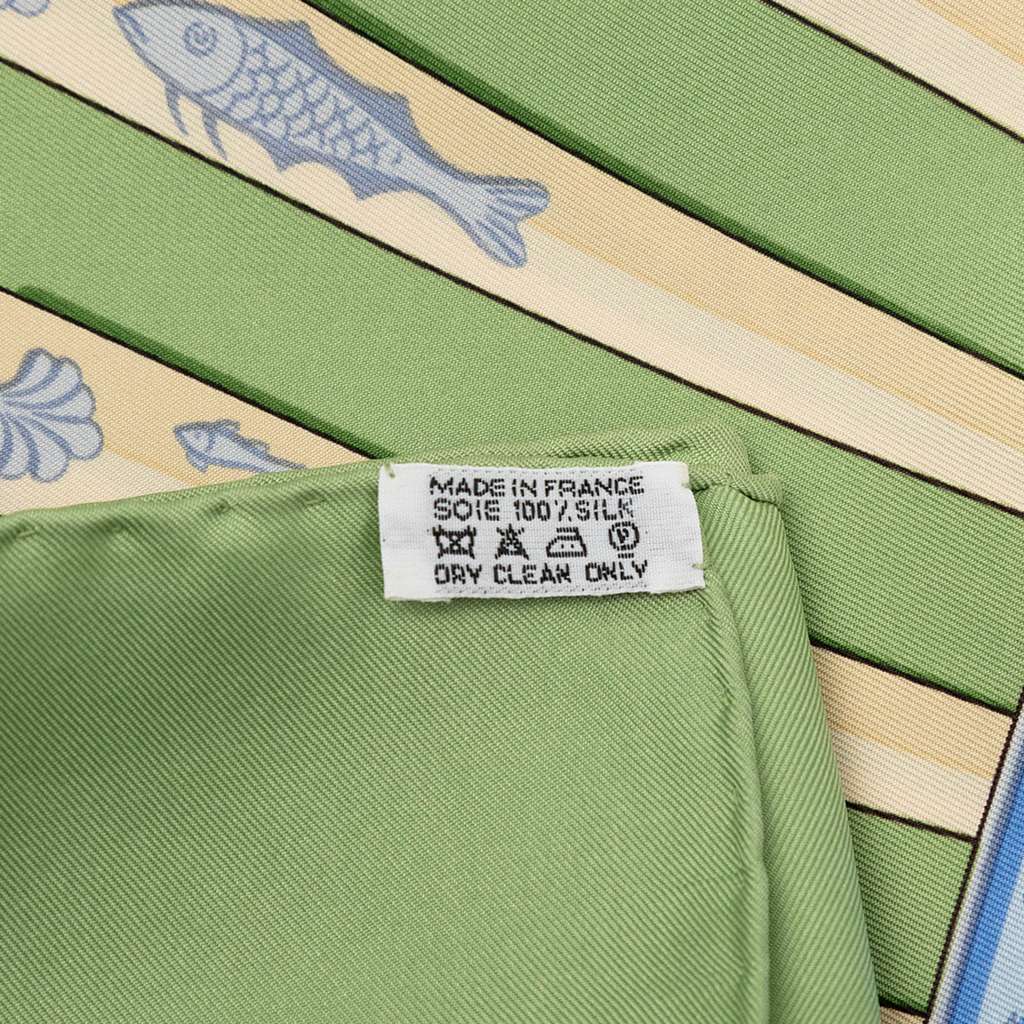 Hermès La Marine a Rames Silk Scarf 90 - 4