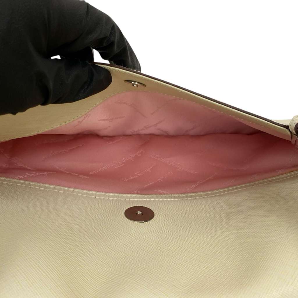 Salvatore Ferragamo Leather Gancini Handbag - 4