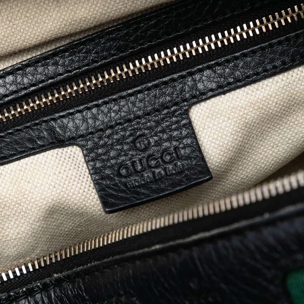 Gucci Calfskin Web Joy Boston Bag - 5