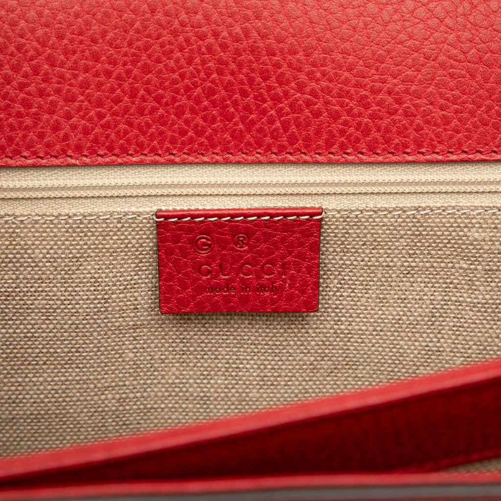 Gucci Medium Dollar Calfskin Interlocking G Crossbody - 5