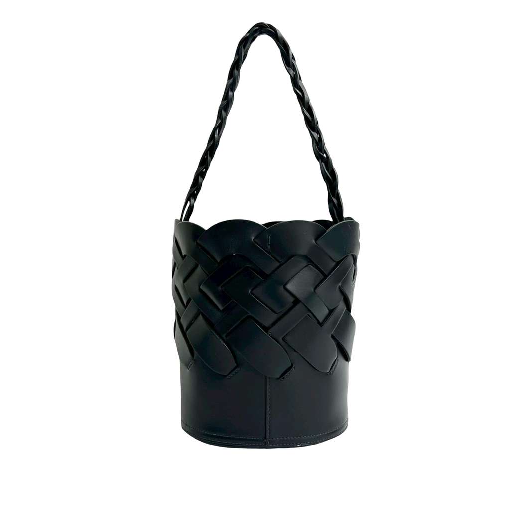 Prada Vitello Intreccio Tress Bucket Bag - 2