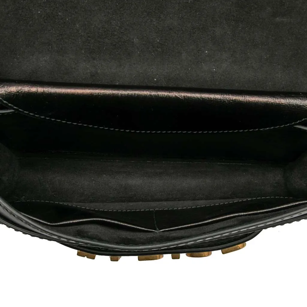Dior Leather JAdior Chain Flap Black Leather Very good - Model View