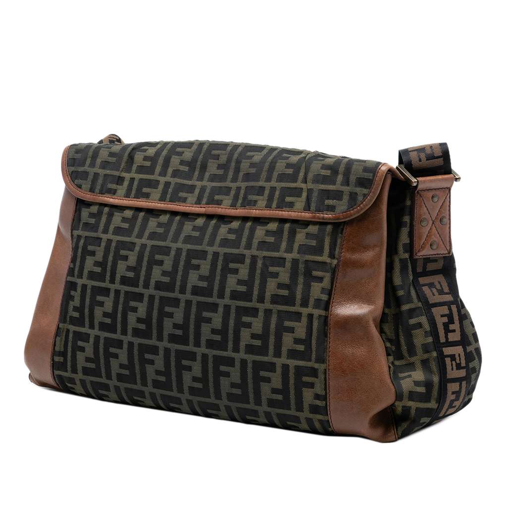 Fendi Zucca Canvas FF Messenger Bag - 2