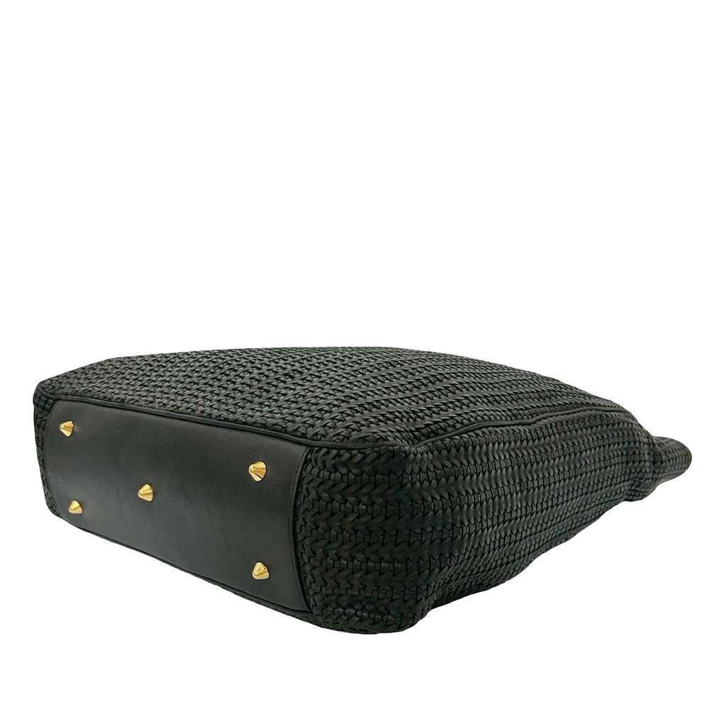 Dior Large Woven Lambskin Lady Dior Soft Shopping Tote - 4