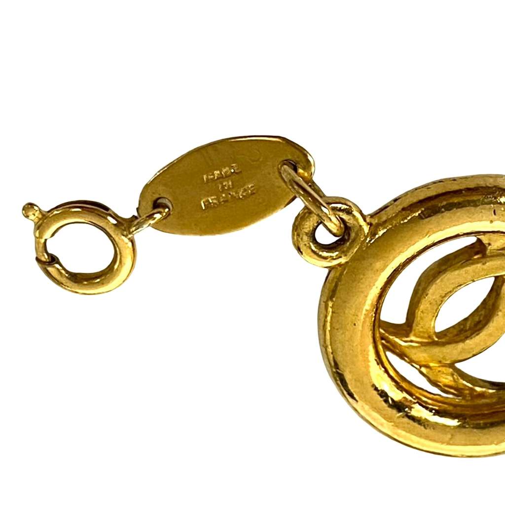Chanel CC Gold Plated Link Bracelet - 3