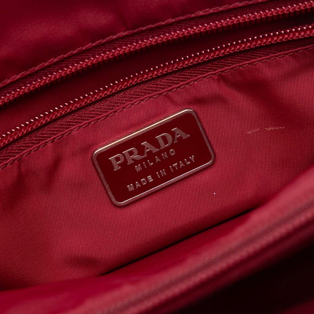 Prada Tessuto Acrylic Handle Bag - 5
