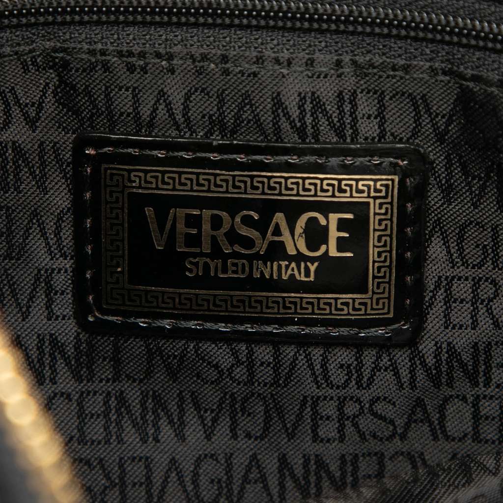Versace Leather Medusa Shoulder Bag - 5