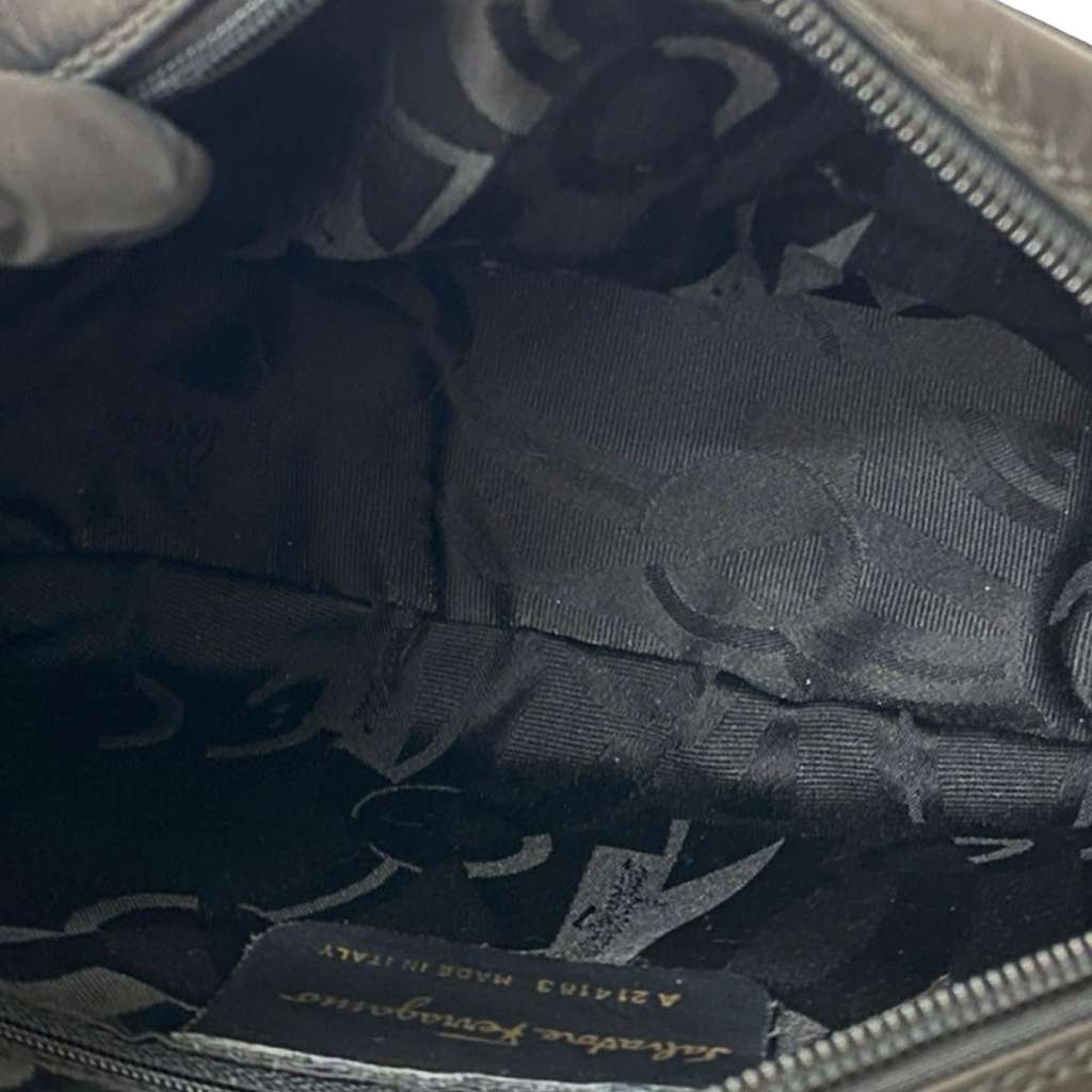 Salvatore Ferragamo Leather Vara Crossbody - 3