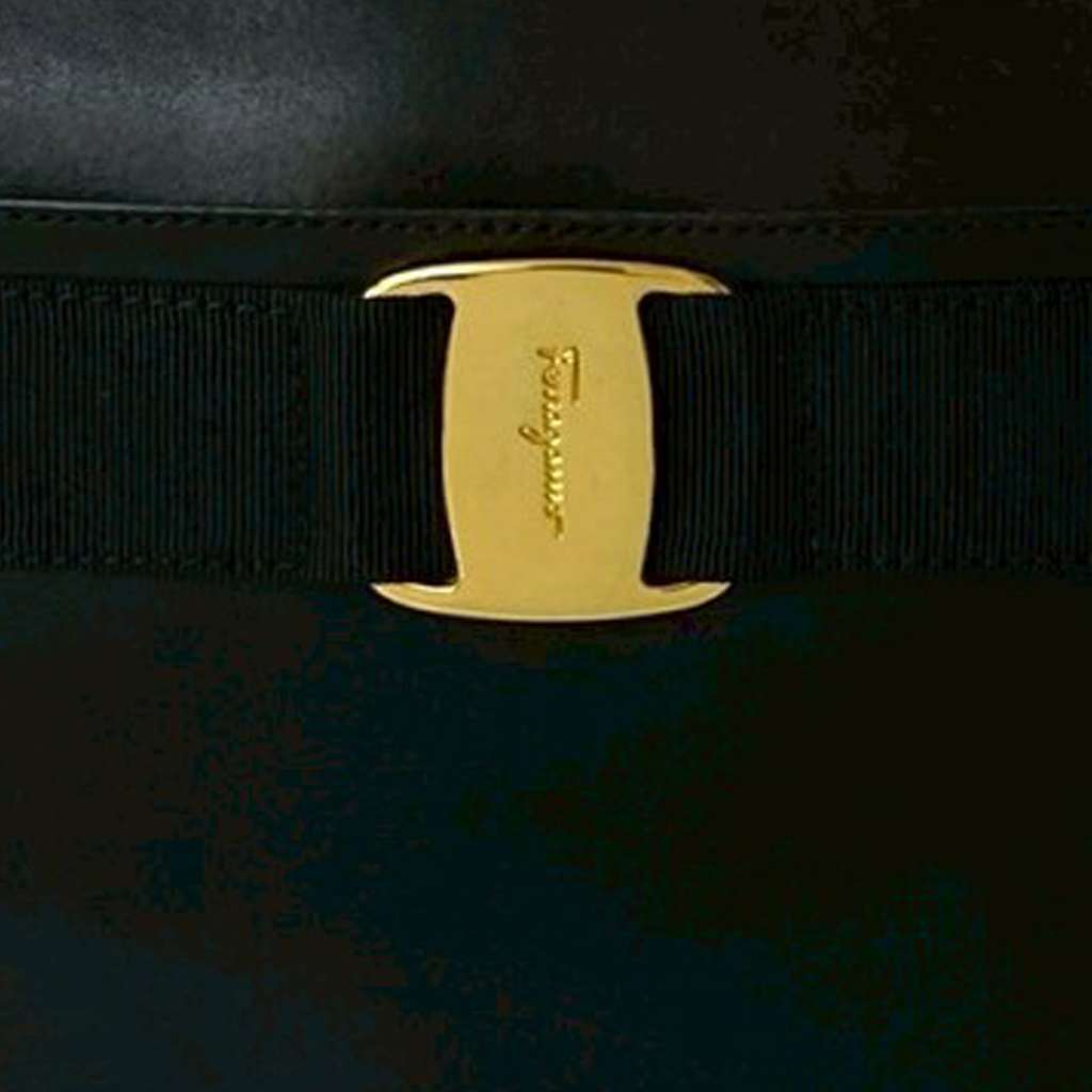 Salvatore Ferragamo Leather Vara Crossbody - 5