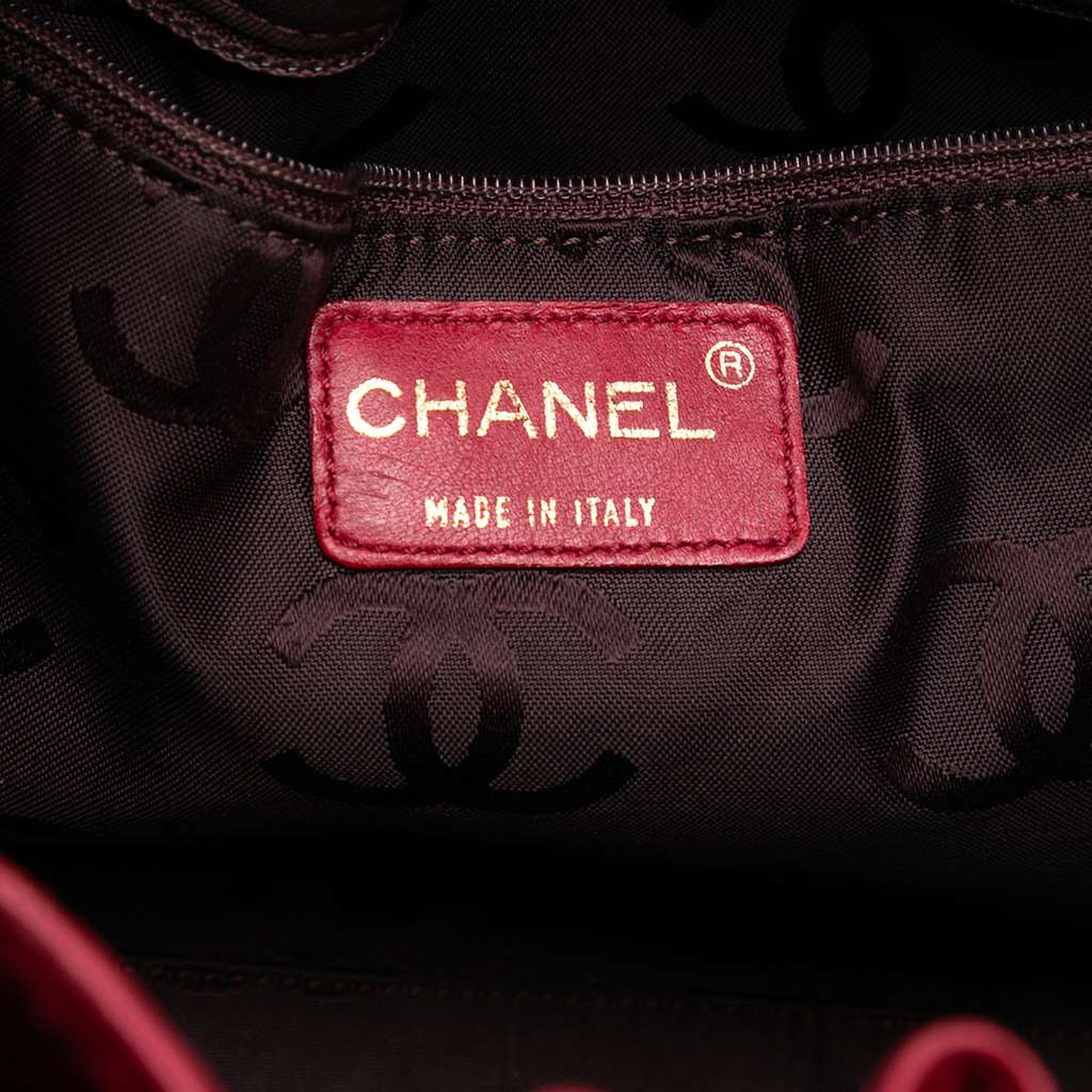 Chanel CC Quilted Velvet Top Handle Bag - 5