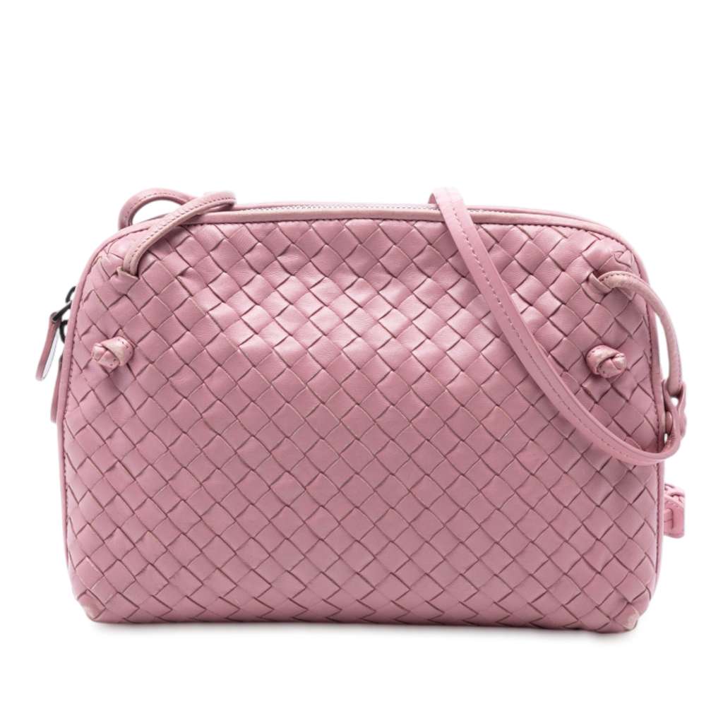 Bottega Veneta Nappa Intrecciato Nodini Crossbody