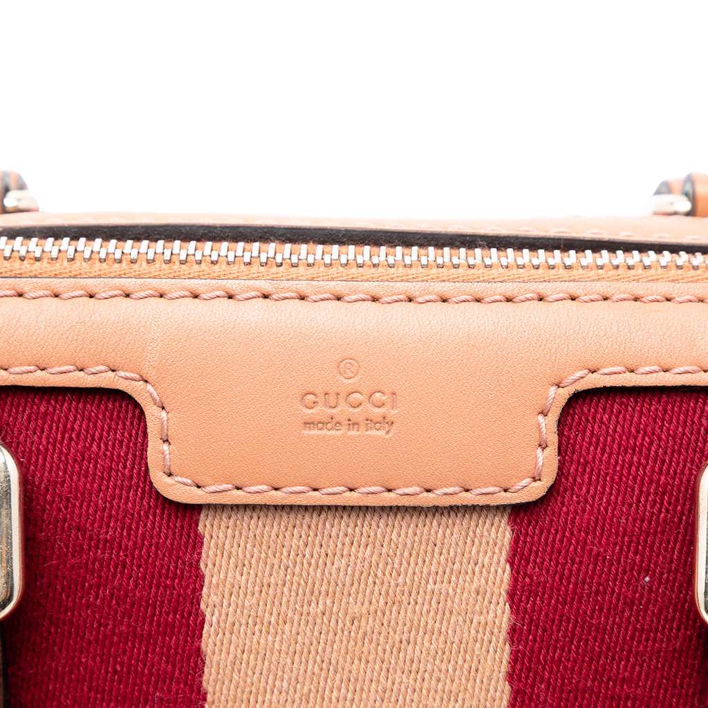 Gucci Medium GG Canvas Web Joy Boston Bag - 5