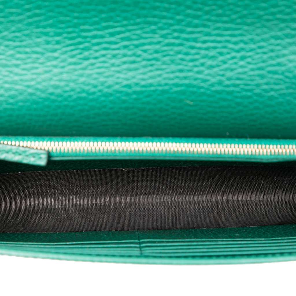 Gucci Interlocking G Dollar Calfskin Wallet on Chain - 4
